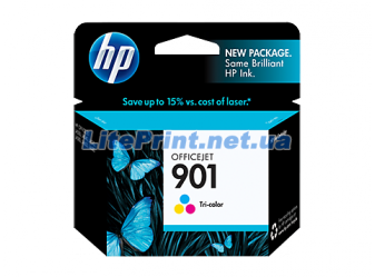 Оригинальный струйный цветной картридж HP - 901, Color