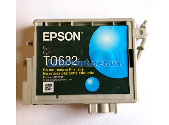 Оригинальный картридж Epson T0632, Cyan