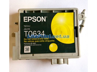 Оригинальный картридж Epson T0634, Yellow