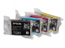 Комплект оригинальных картриджей Epson T1281 - T1284