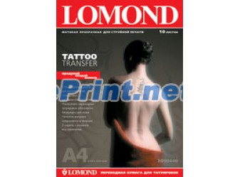 Lomond - Tattoo Transfer - для нанесения временных татуировок, А4, 10 листов
