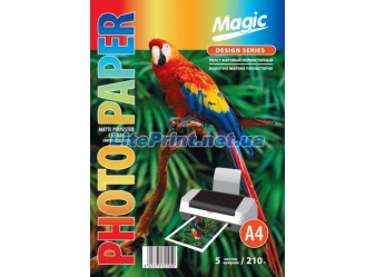 Magic - Матовый холст полиэстерный 210 гм2, A4, 5 листов