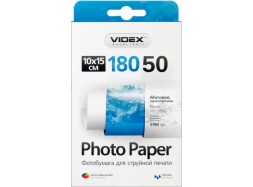 Videx - Матовая 180 гм2, 10x15, 50 листов