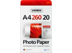 Videx - Глянец 260 гм2, A4, 20 листов
